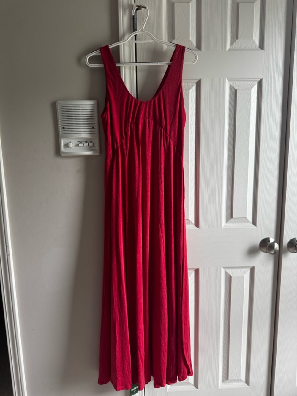 HALARA Red Sleeveless Maxi Dress